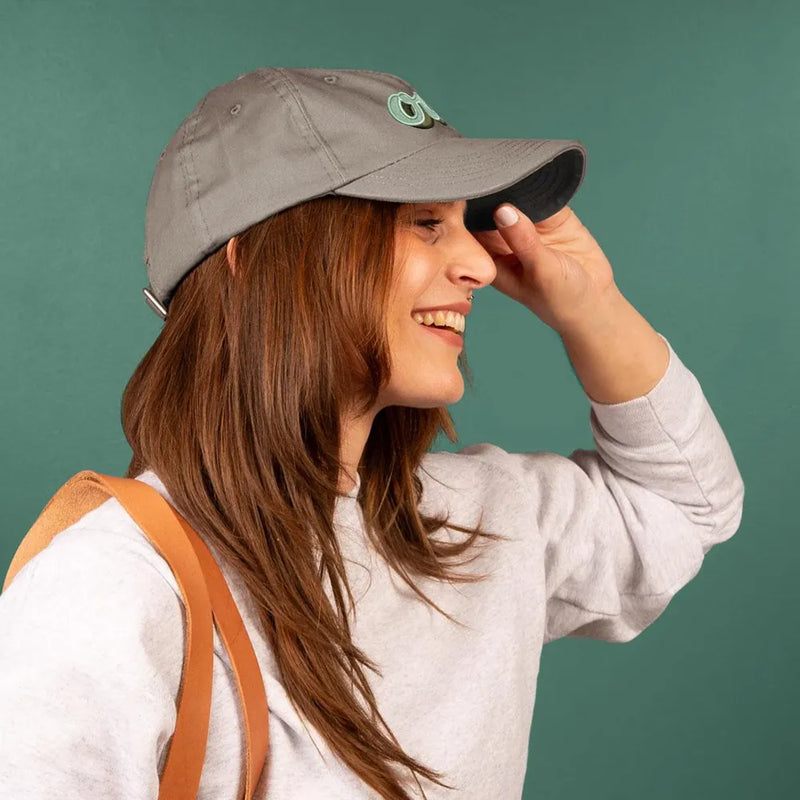 6-Panel Hat - Curved Brim - Unstructured - Cotton Twill