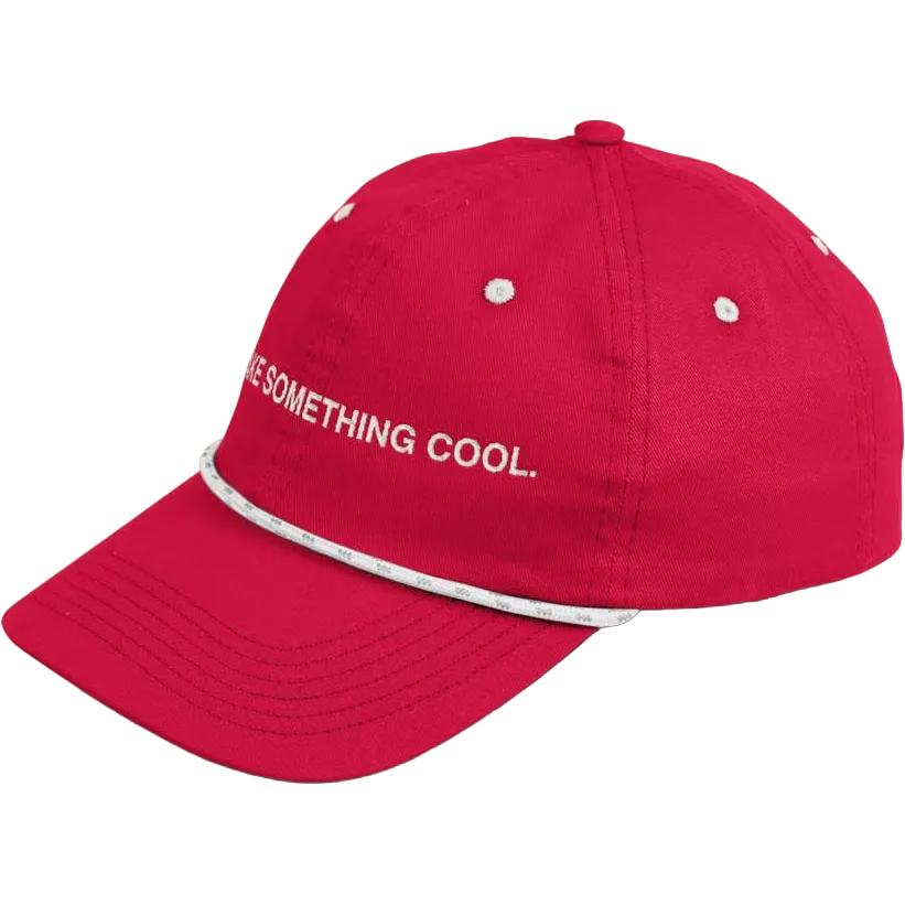 6-Panel Hat - Curved Brim - Unstructured - Cotton Twill