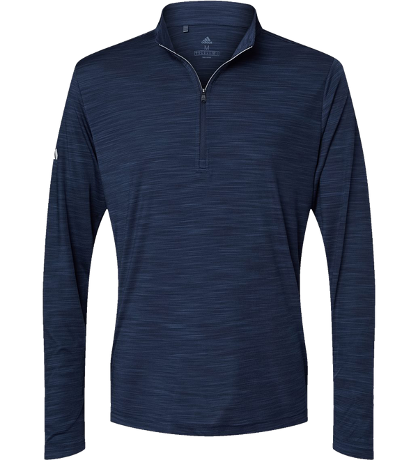 Adidas-Lightweight-Melange_-Quarter-Zip-Pullover-Collegiate-Navy-Melange-Front.webp