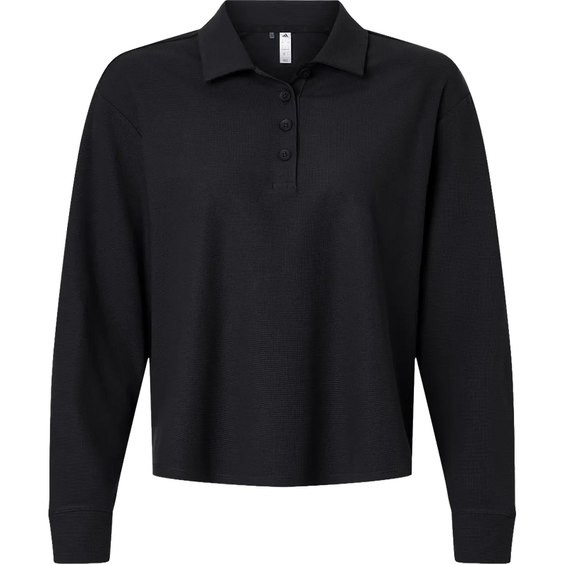 Adidas Women's Beyond Long Sleeve Loose Polo