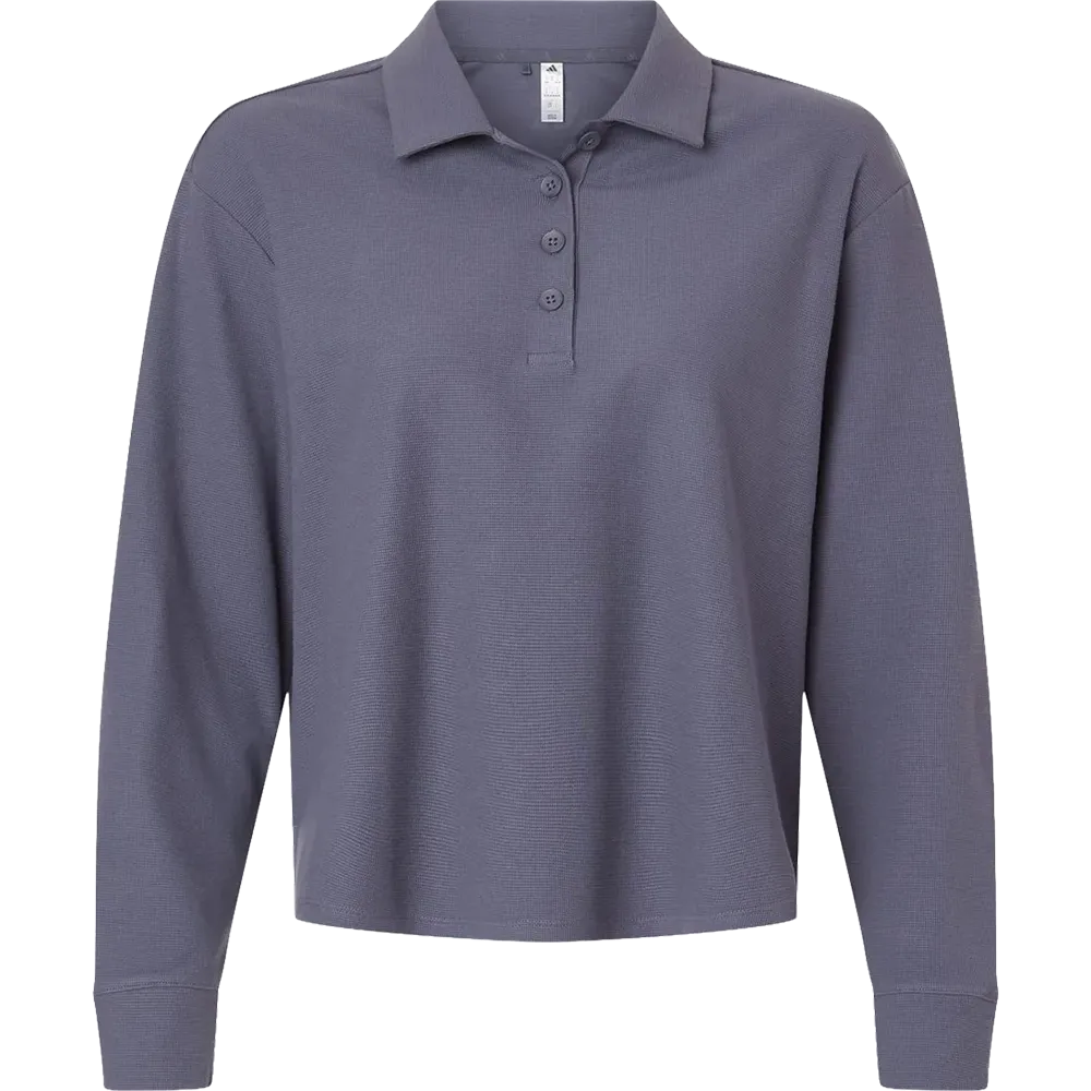 Adidas Women's Beyond Long Sleeve Loose Polo