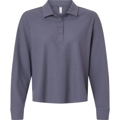 Adidas Women's Beyond Long Sleeve Loose Polo
