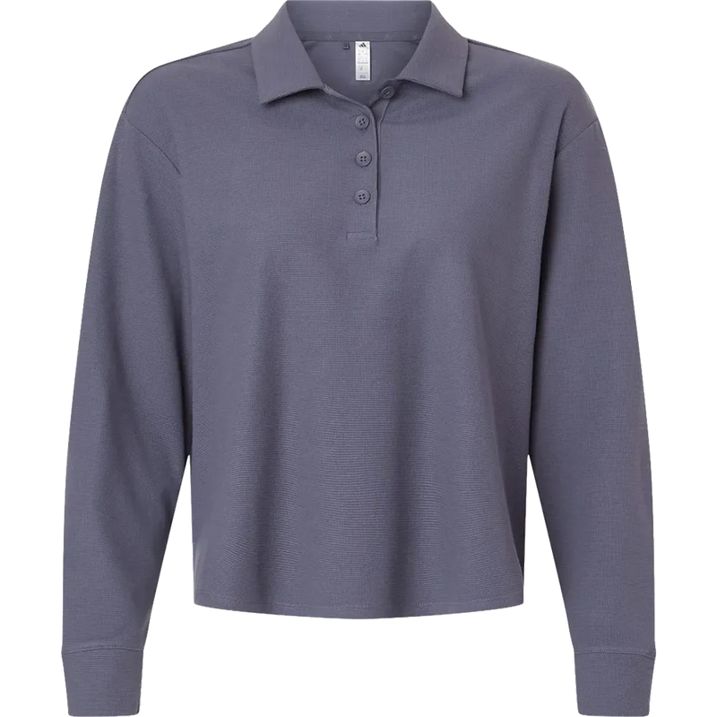 Adidas Women's Beyond Long Sleeve Loose Polo