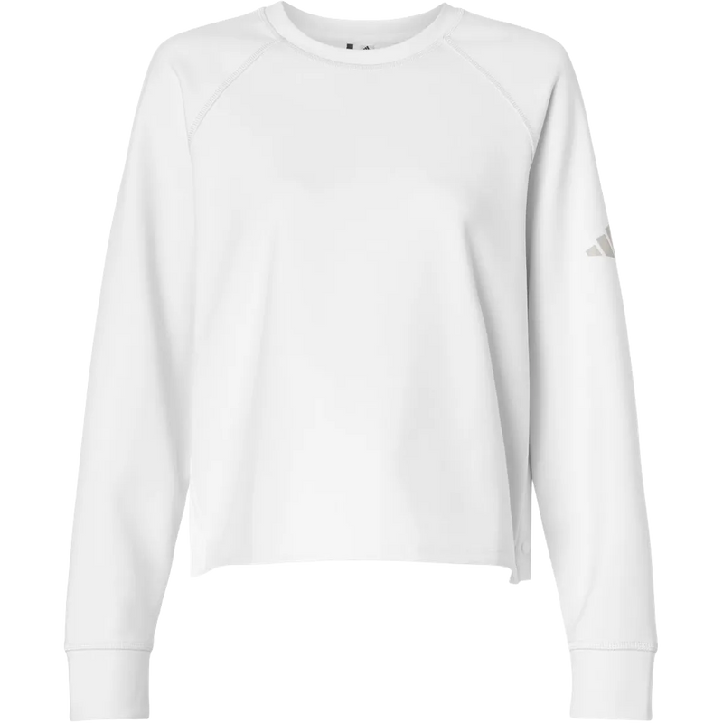 Adidas Women's Beyond Side-Snap Crewneck Sweatshirt