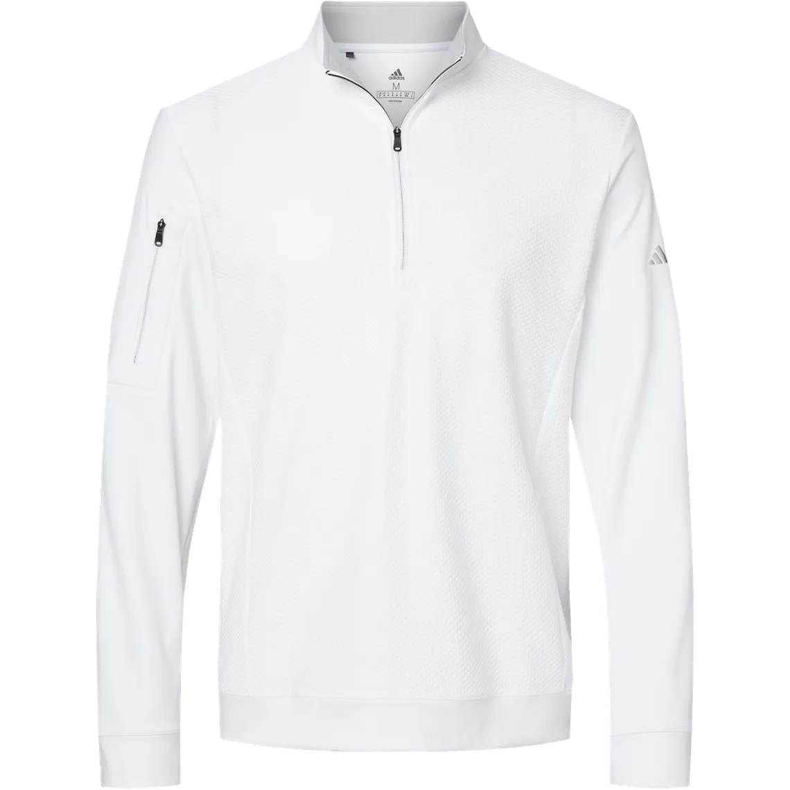 Adidas Textured Quarter-Zip Pullover