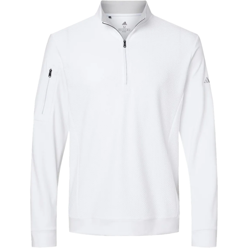 Adidas Textured Quarter-Zip Pullover