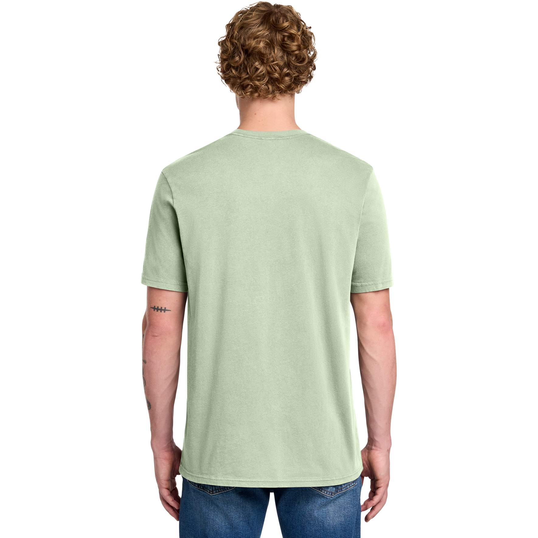 Allmade_-Unisex-Mineral-Dye-Organic-Cotton-Tee-Lichen-Green-Model-Back.webp