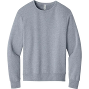Bella+Canvas sponge fleece classic crewneck sweatshirt in athletic heather