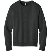 Bella+Canvas sponge fleece classic crewneck sweatshirt in dark gray