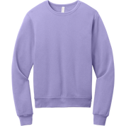 Bella+Canvas sponge fleece classic crewneck sweatshirt in dark lavender