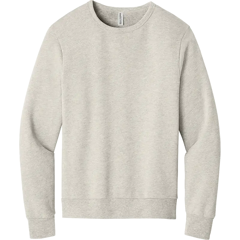 Bella+Canvas Sponge Fleece Classic Crewneck Sweatshirt in Heather Dust