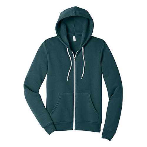 BELLA+CANVAS® Sponge Fleece Full-Zip Hoodie
