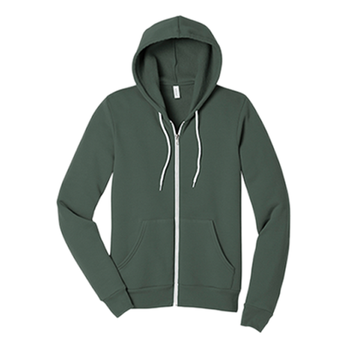 BELLA+CANVAS® Sponge Fleece Full-Zip Hoodie
