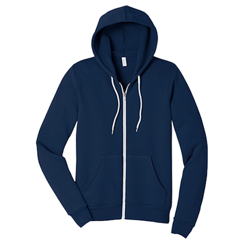 BELLA+CANVAS® Sponge Fleece Full-Zip Hoodie