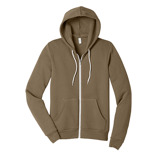 BELLA+CANVAS® Sponge Fleece Full-Zip Hoodie