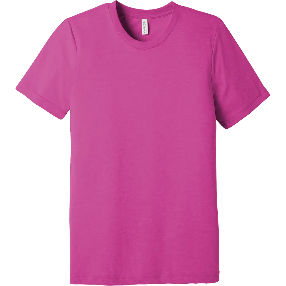 Bella+Canvas unisex triblend short-sleeve t-shirt in berry triblend