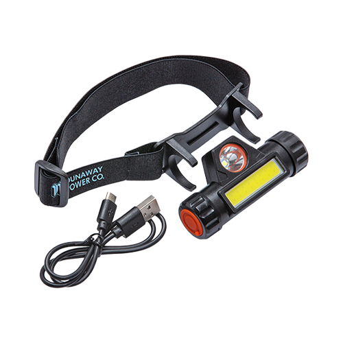 Best Buddy Tools® Nightline COB + LED Rechargeable Headlamp