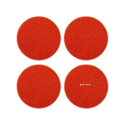 Bierfilzl Merino Wool Round Coaster Solid 4 Pack