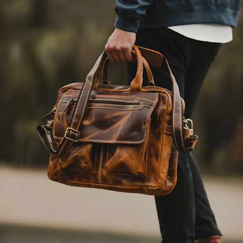 Buffalo Leather Pilot Bag