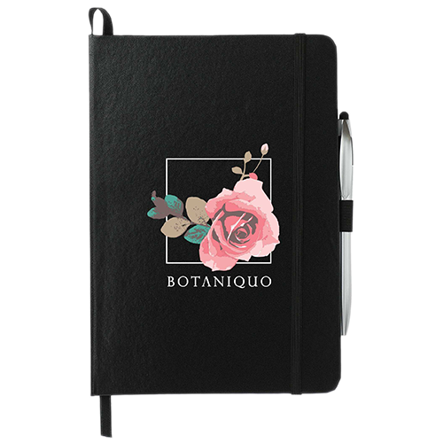 6" x 8.5" FSC® Mix Crown Journal with Pen-Stylus