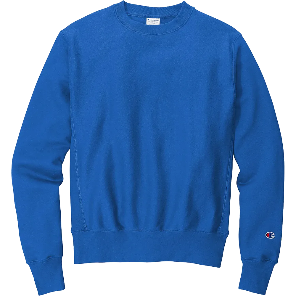 Champion Reverse Weave Crewneck Sweatshirt in Athletic Royal for custom branded apparel