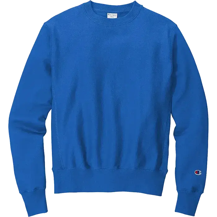 Champion Reverse Weave Crewneck Sweatshirt in Athletic Royal for custom branded apparel