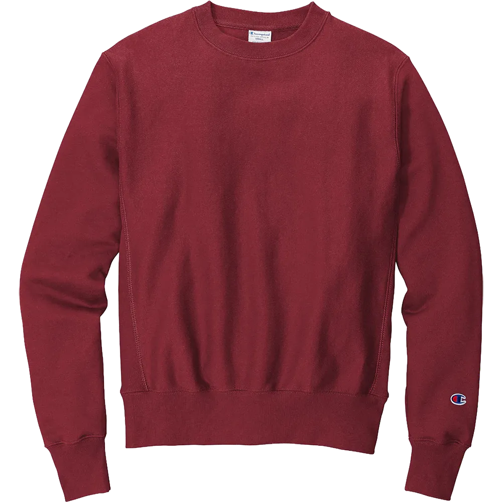 Champion Reverse Weave Crewneck Sweatshirt in Cardinal for custom branded apparel