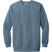 Comfort Colors Ring Spun Crewneck Sweatshirt in Blue Jean for custom branded sweatshirts