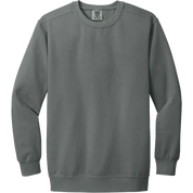 Comfort Colors Ring Spun Crewneck Sweatshirt in Grey for custom branded sweatshirts