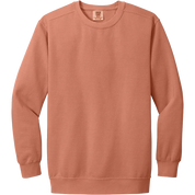 Comfort Colors Ring Spun Crewneck Sweatshirt in Terracotta for custom branded sweatshirts