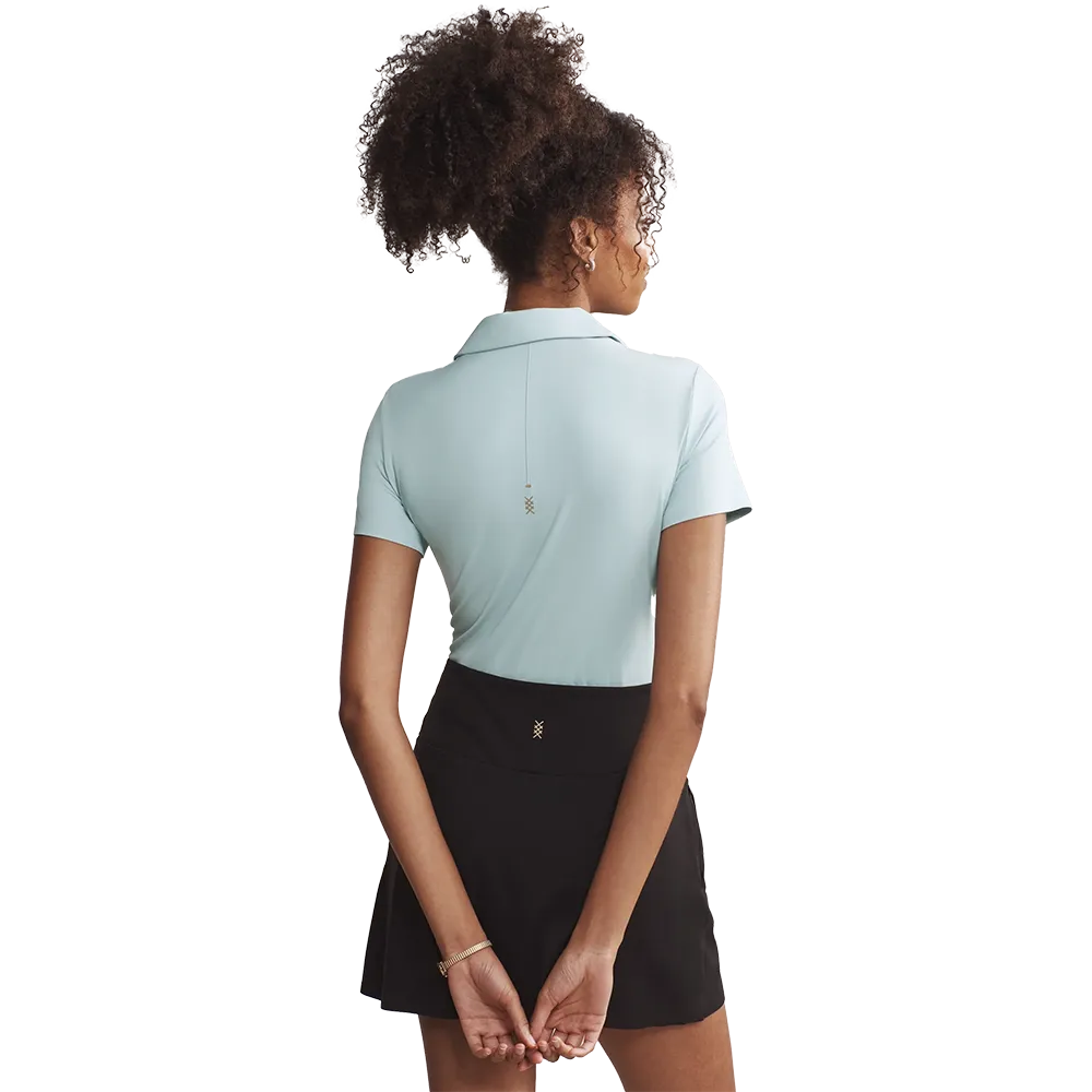 TravisMathew Course to Court Polo in Blue Cloud for custom branded polo shirts