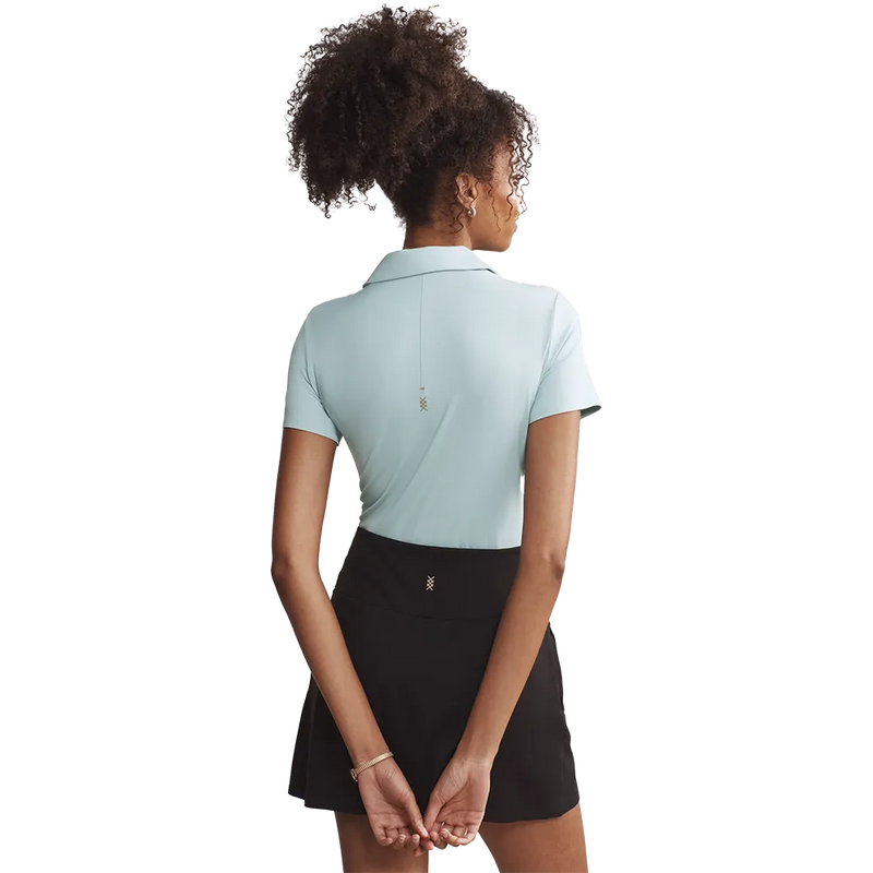 TravisMathew Course to Court Polo in Blue Cloud for custom branded polo shirts