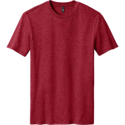 District Perfect Blend CVC Tee in Red Fleck for custom branded t-shirts