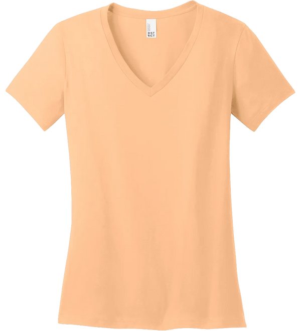 District_-Women_s-Perfect-Weight_-V-Neck-Tee-Apricot-Front.webp