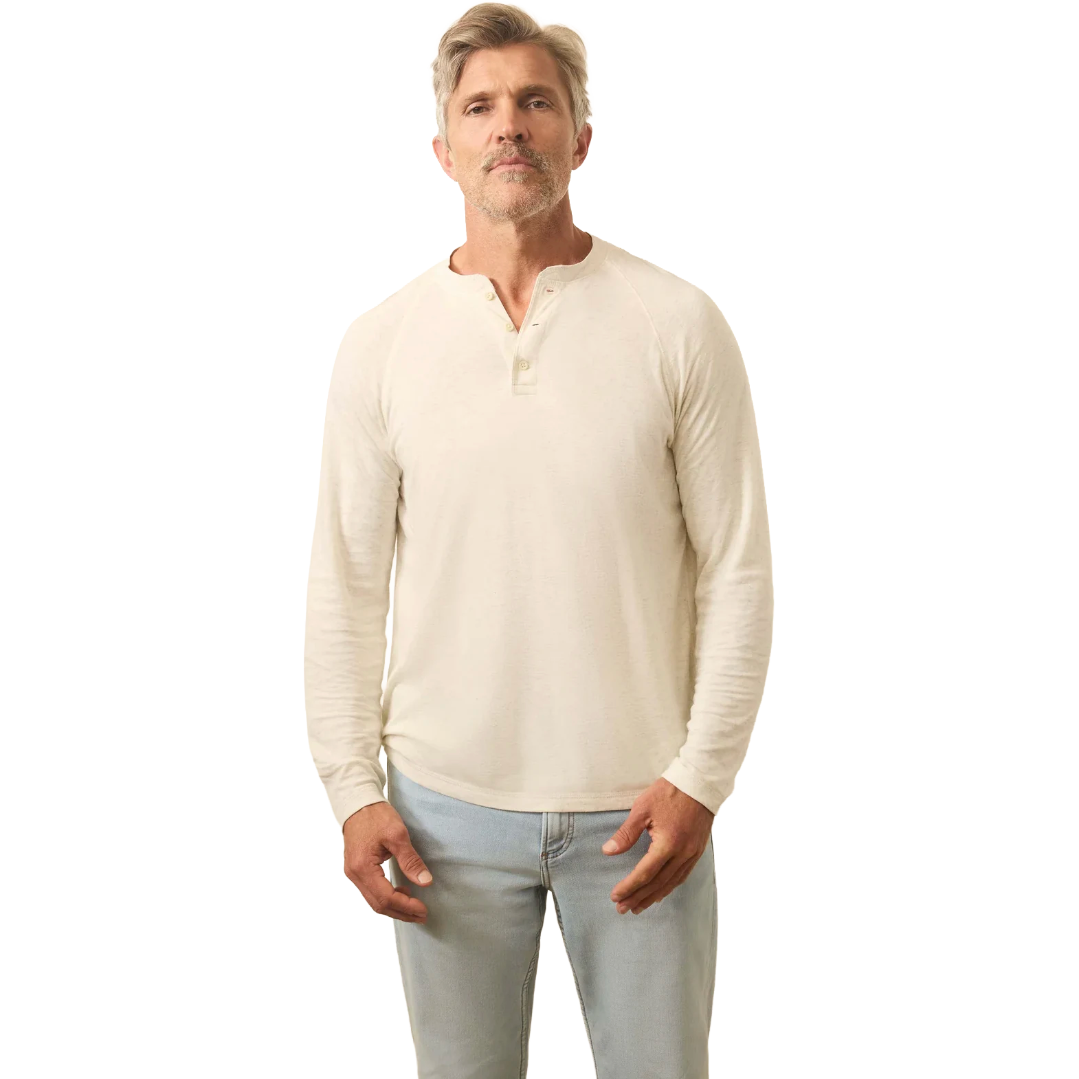 Faherty Long-Sleeve Cloud Henley