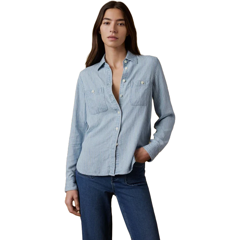 Faherty Tried & True Chambray Classic Shirt