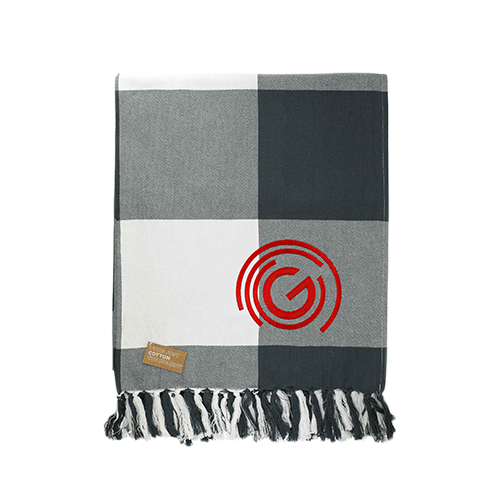 Field & Co.® 100% Organic Cotton Check Throw Blanket