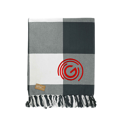 Field & Co.® 100% Organic Cotton Check Throw Blanket