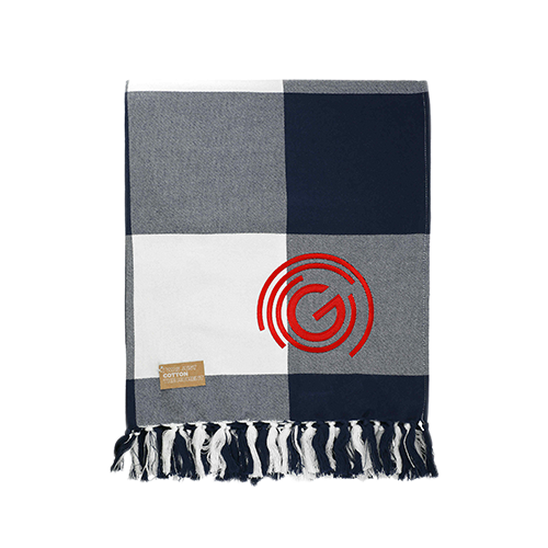 Field & Co.® 100% Organic Cotton Check Throw Blanket