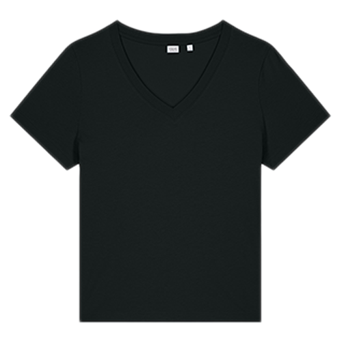 Stanley/Stella Women’s Stella Isla V-Neck Tee in black
