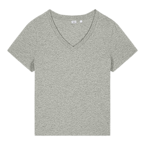 Stanley/Stella Women’s Stella Isla V-Neck Tee in Heather Grey