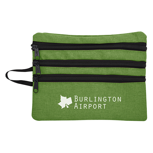 Heathered Tech Accessory Travel Bag