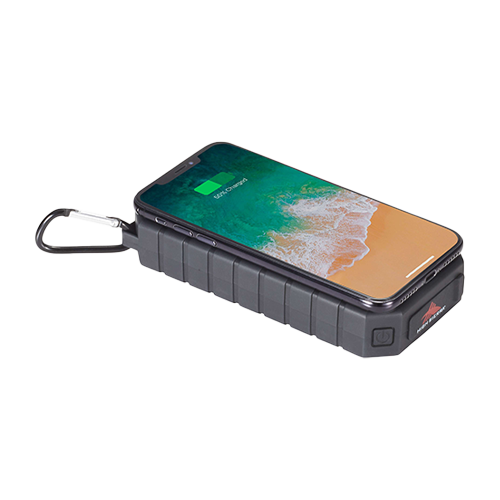 High Sierra IPX 5 Solar Fast Wireless Power Bank