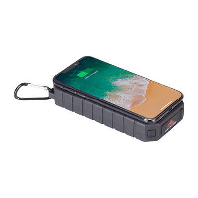 High Sierra IPX 5 Solar Fast Wireless Power Bank