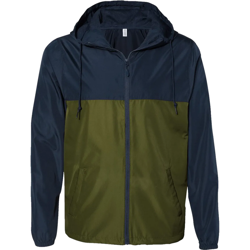 Lightweight Windbreaker Full-Zip Jacket