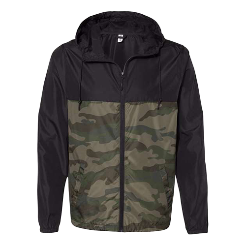 Lightweight Windbreaker Full-Zip Jacket