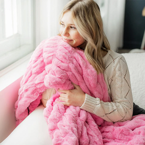 Minky Couture Hugs Adult Blanket