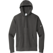 Nike Club Fleece pullover hoodie in anthracite