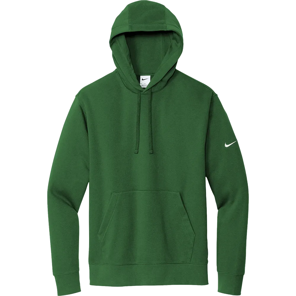 Nike Club Fleece pullover hoodie in gorge green
