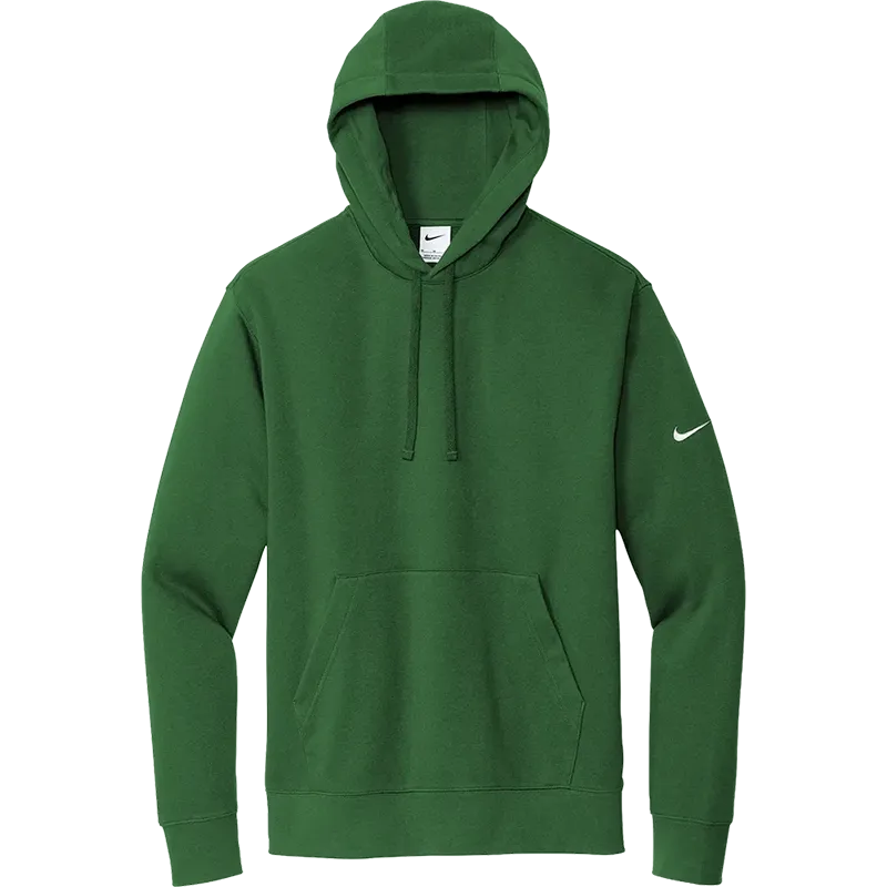 Nike Club Fleece pullover hoodie in gorge green